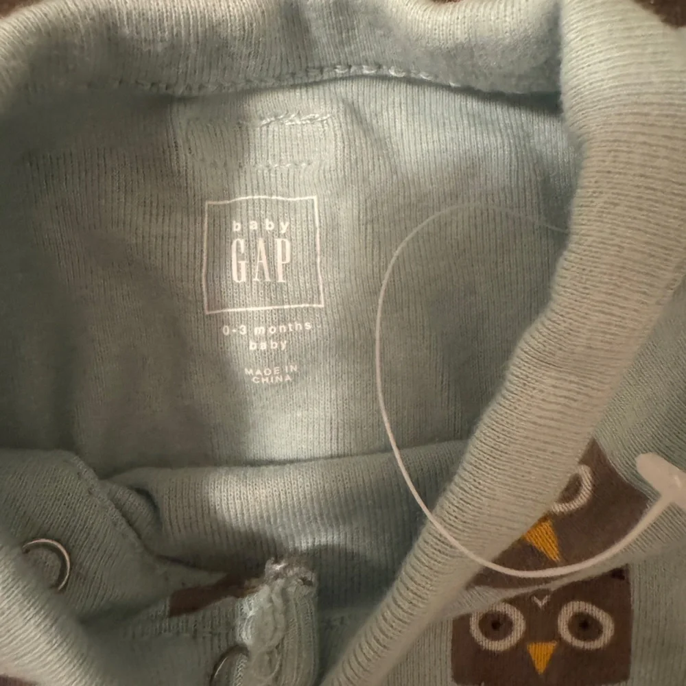 🌈 3/$15 Baby Gap Footie Pajamas with Owls